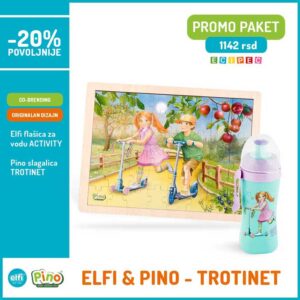 Eci Pec Promo Paketi Elfi&pino Trotinet Devojcica