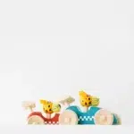 Lulë drveni trkački auto – Tigar – crveni i plavi modeli