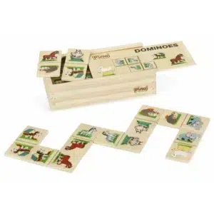 Pino drvene domine za decu – Životinje – 28 delova