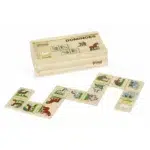 Pino drvene domine za decu – složene domine sa životinjama