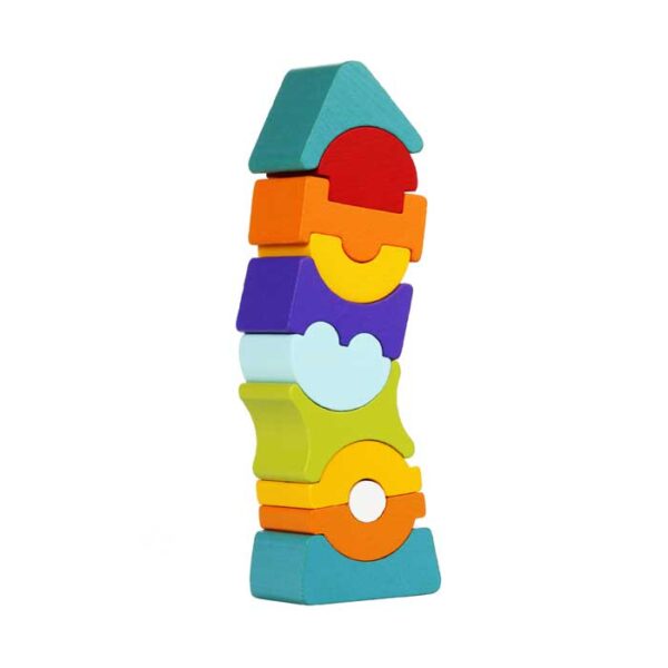 Cubika Drveni Balans Toranj 2