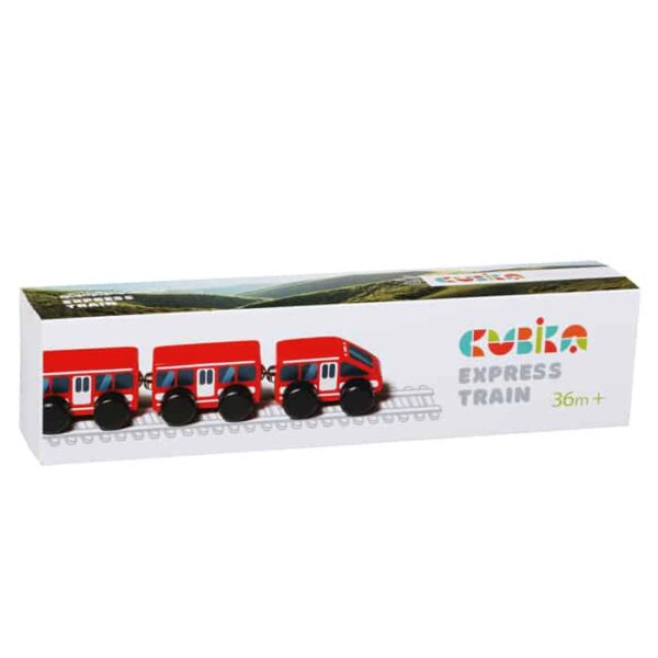 CUBIKA Drvena igračka sa magnetom Express Voz (4 elementa) - RASPRODAJA - Image 3