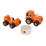 CUBIKA Drvena igračka sa magnetom Traktor (3 elementa) OUTLET - Slika 2