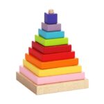 CUBIKA Drvena piramida (9 elemenata) OUTLET