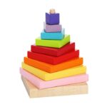 CUBIKA Drvena piramida (9 elemenata) OUTLET - Slika 2