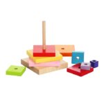 CUBIKA Drvena piramida (9 elemenata) OUTLET - Slika 3