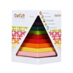 CUBIKA Drvena piramida (9 elemenata) OUTLET - Slika 5