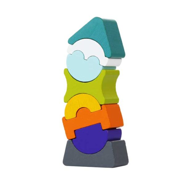 Cubika Drveni Balans Toranj (8 elemenata) OUTLET - Image 1