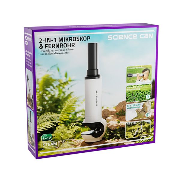 160151 5 Science Can 2u1 Teleskop I Mikroskop