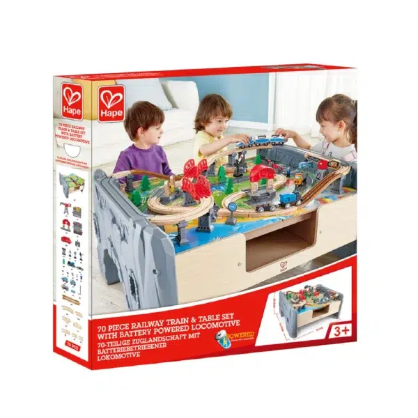 Hape 2 U 1 Sto Za Igru I Voz Sa železnicom 1