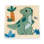 Pino drvena slagalica za bebe – Tiranosaurus