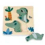 Pino drvena slagalica Tiranosaurus – deo slagalice pored table