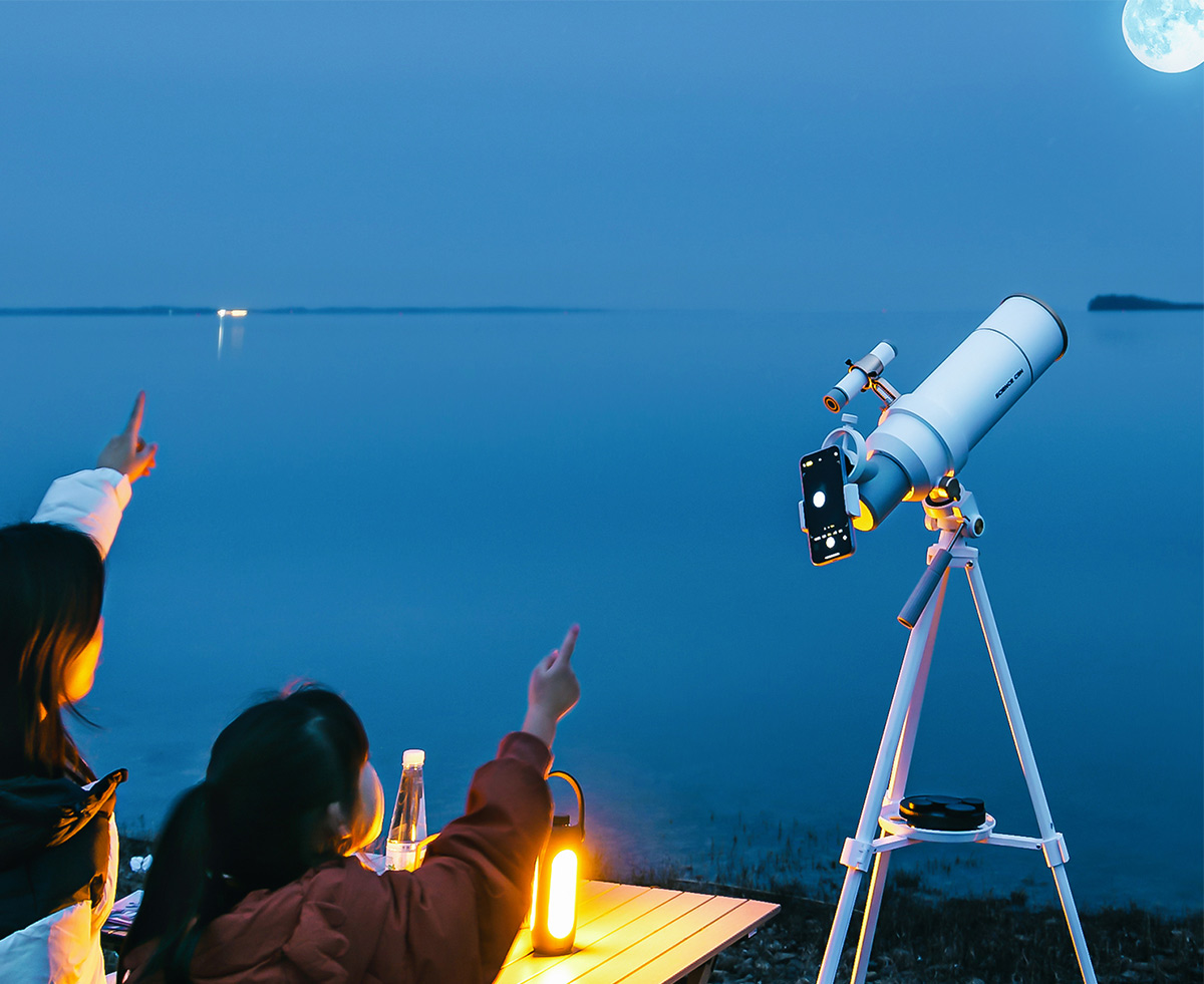 Science Can Astronomski Teleskop Posmatranje Zvezda Majka I Cerka