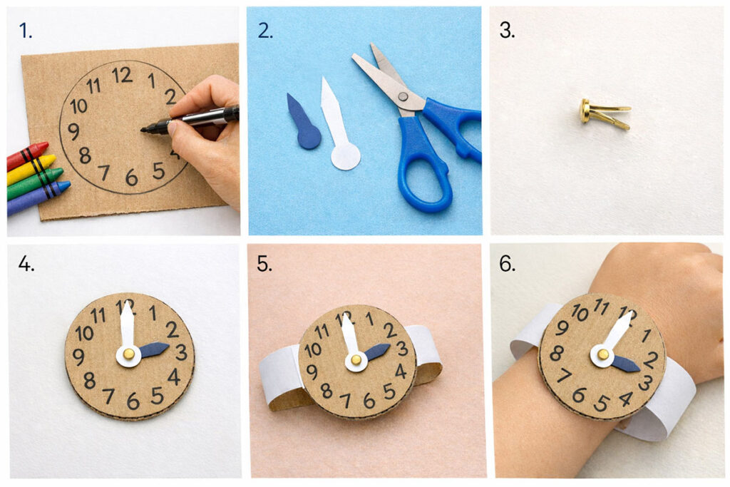 Primer Kreiranja Sata Od Papira Igra Sa Decom