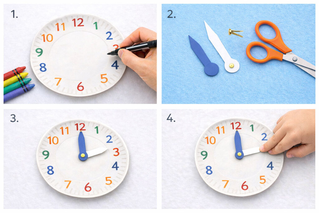 Primer Kreiranja Sata Od Papirnog Tanjira Igra Sa Decom