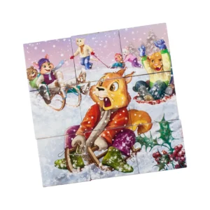 Pino 3d Drvena Slagalica Veverici (2)