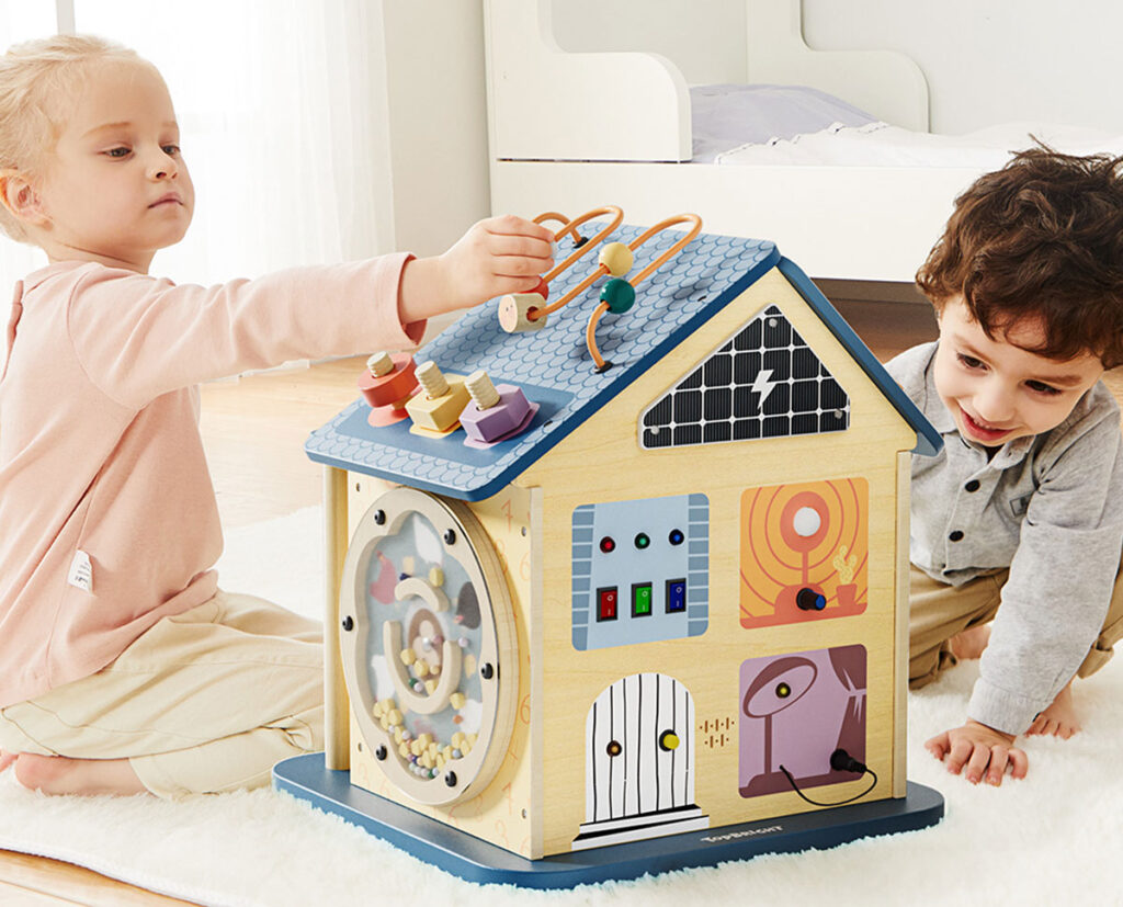 Top Bright Aktiviti Kocka Igra Na Podu Vezba Motorike